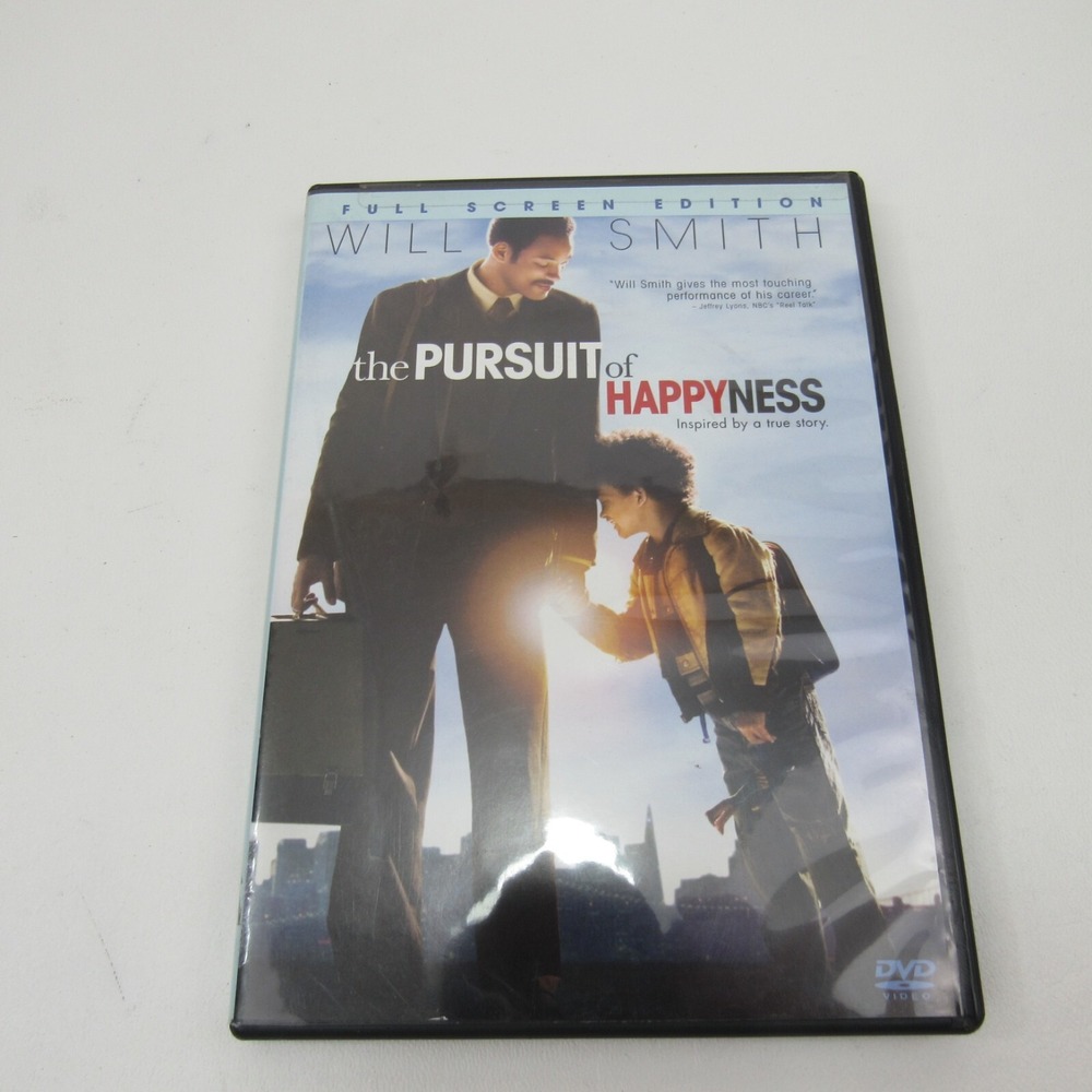 The Pursuit of Happyness (DVD, 2007, Full Screen) Will‎ Smith Jaden Smith